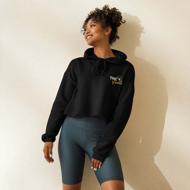 Crop Hoodie - Embroidered